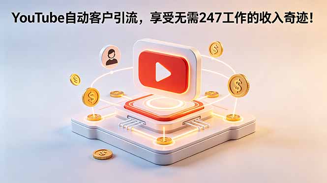 YouTube 自动客户引流，享受无需 247 工作的收入奇迹！【原创双语字幕】-源创文化-轻创终点站