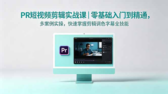 PR短视频剪辑实战课｜零基础入门到精通，多案例实操，快速掌握剪辑调色字幕全技能-源创文化-轻创终点站