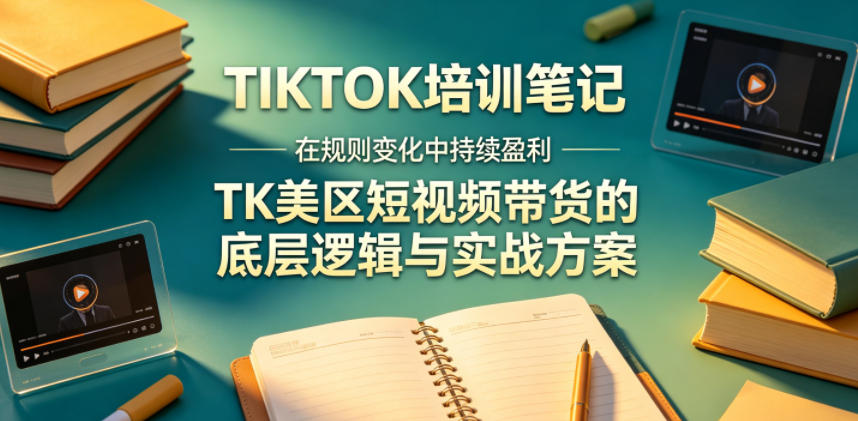 视界跨境TIKTOK4月17培训笔记，在规则变化中持续盈利，TK美区短视频带货的底层逻辑与实战方案【文档】-源创文化-轻创终点站