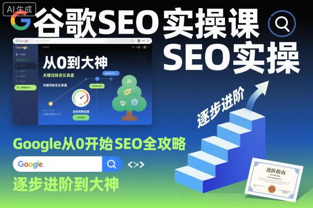 谷歌SEO实操课，Google从0开始SEO全攻略，逐步进阶到大神(更新26年)-源创文化-轻创终点站
