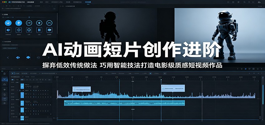 AI动画短片创作进阶：摒弃低效传统做法，巧用智能技法打造电影级质感短视频作品-源创文化-轻创终点站