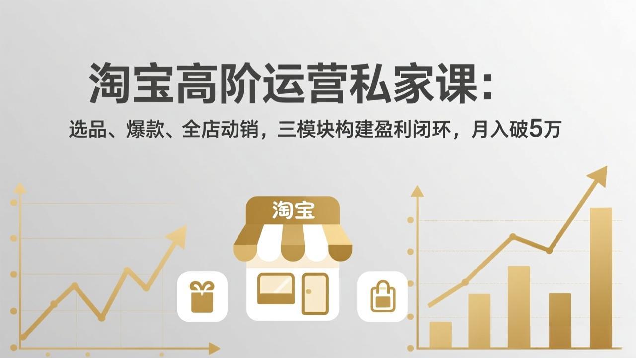 淘宝高阶运营私家课(更新26年4月-源创文化-轻创终点站