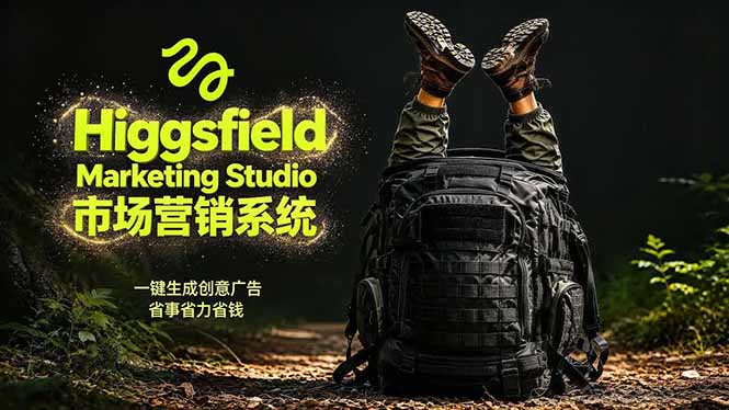 AI广告工作流实战：从脚本到画面用Higgsfield完成，商家也能做品牌视频，省万元成本！附提示词-源创文化-轻创终点站